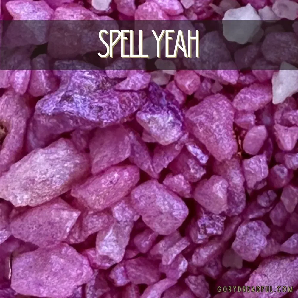 Spell Yeah! Sizzling Room Salt Crystal Potpourri: Ginger & Spiced Amber - Mini